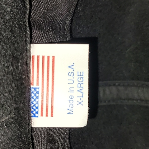 Vintage. Made in USA. Wool baseball-style cap with optional ear flaps. Size XL - Picture 10 of 11